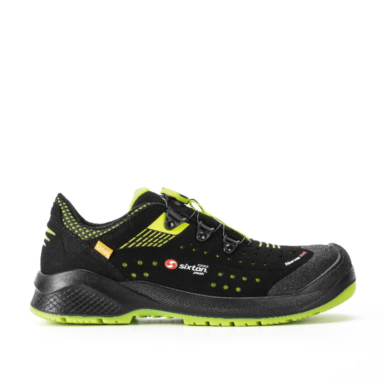 Safety shoes Forza BOA Resolute, black/yellow, S1P ESD SRC 43, Sixton ...