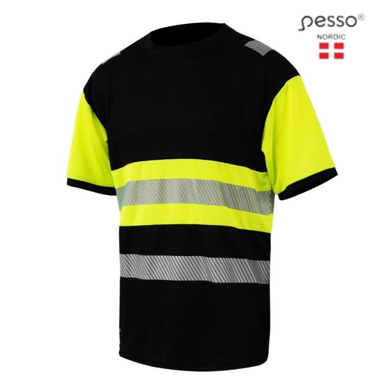 Marškinėliai Hvmj, CL1, geltona/juoda 3XL 2.