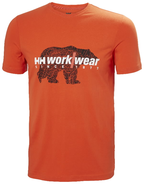 Marškinėliai Graphic, oranžinė 2XL