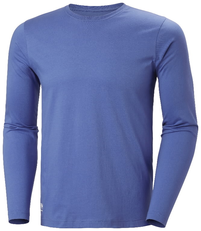 T-shirt HHWW Classic long sleev, blue 2XL