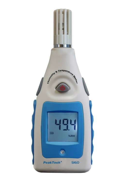 Temperatūros ir drėgmės matuoklis 5160, PeakTech