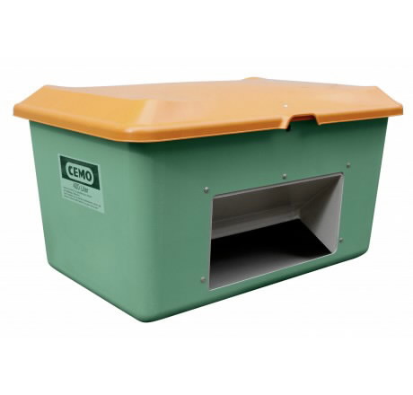 GRP konteineris  žvyrui  Plus3 400 l, žalia/oranžinė 