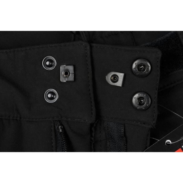 Žieminės softshell kelnės Barnabi, juoda, su  petnešom XL, Pesso