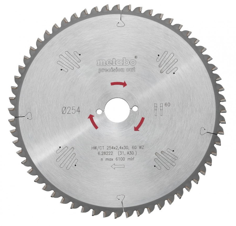 Saeketas Precision cut KSA18 160x1,6/1,1x/16/20, z24,WZ, 22°, Metabo