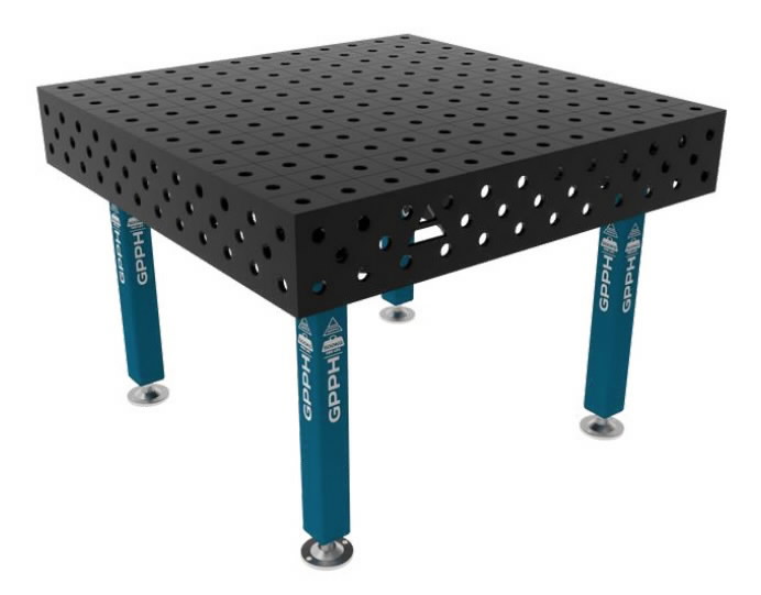 Keevituslaud Plus 1200x1200mm, teras, kuni 2000kg, GPPH S.C.