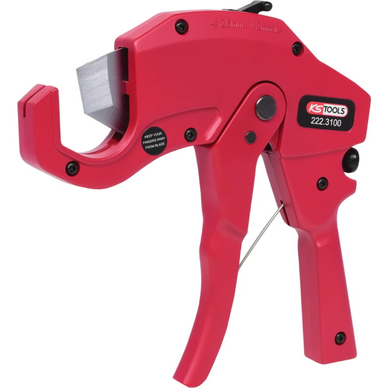 Plastic pipe cutting gun, 642mm, 210mm, KS Tools