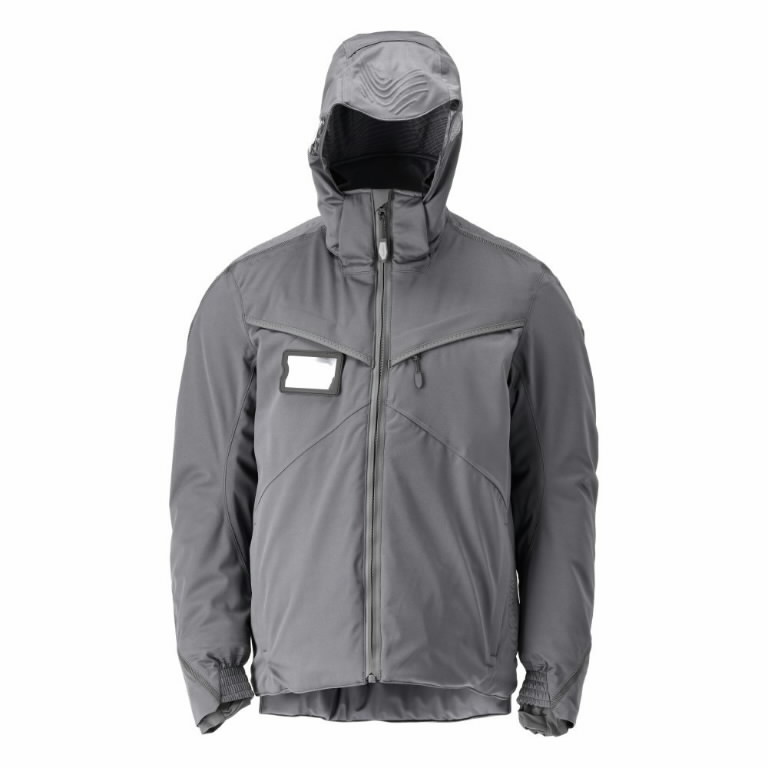 Winter jacket 22035 Customized waterproof stretch, grey 2XL, Mascot