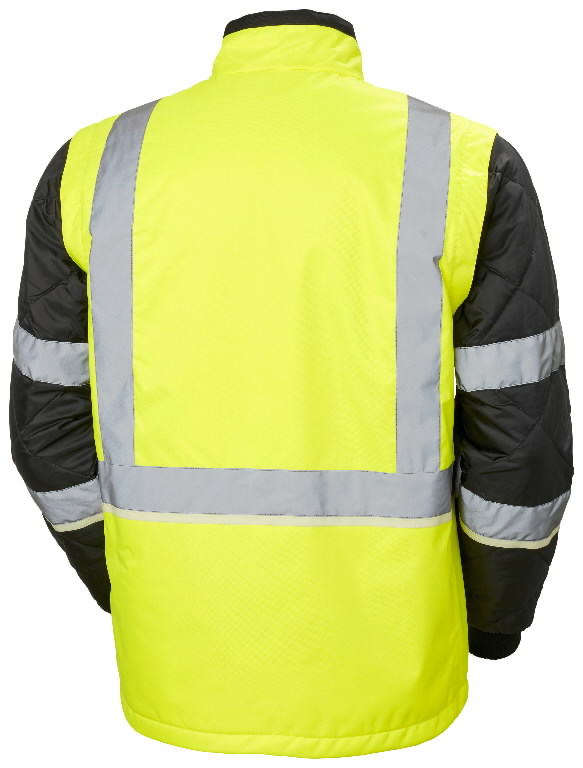 Jacket padding vest Uc-Me zip in, hi-viz CL2, yellow-black 2XL 4.