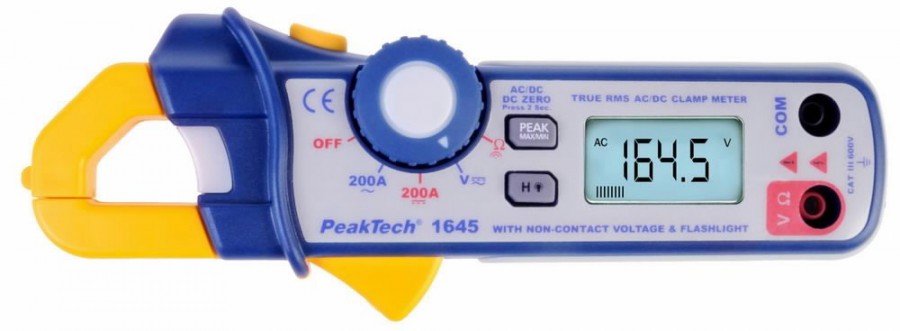 Clamp Meter 1635 AC/DC 80A, PeakTech