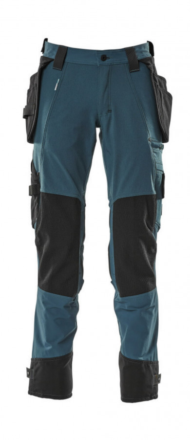 Kelnės 17031 Advanced, su kabančiomis kišenėmis, ryškiai mėlyna 82C54