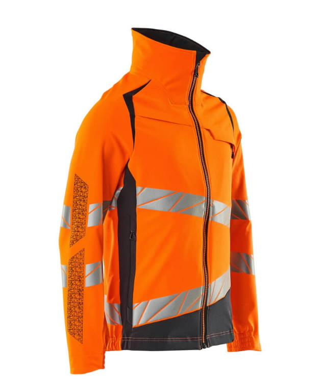 Jacket Accelerate Safe stretch, hi-viz  CL2, orange/black L 3.