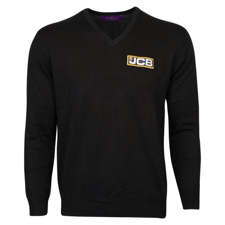 V-neck jumper, size M, JCB