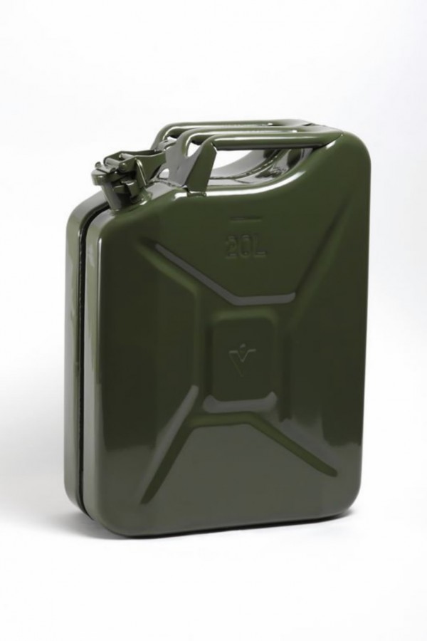 Metal fuel tank 20L Green, VALPRO