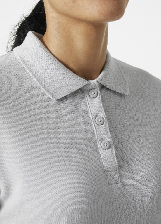 Polo marškinėliai Manchester, moteriški, sviesiai pilka 3XL 4.