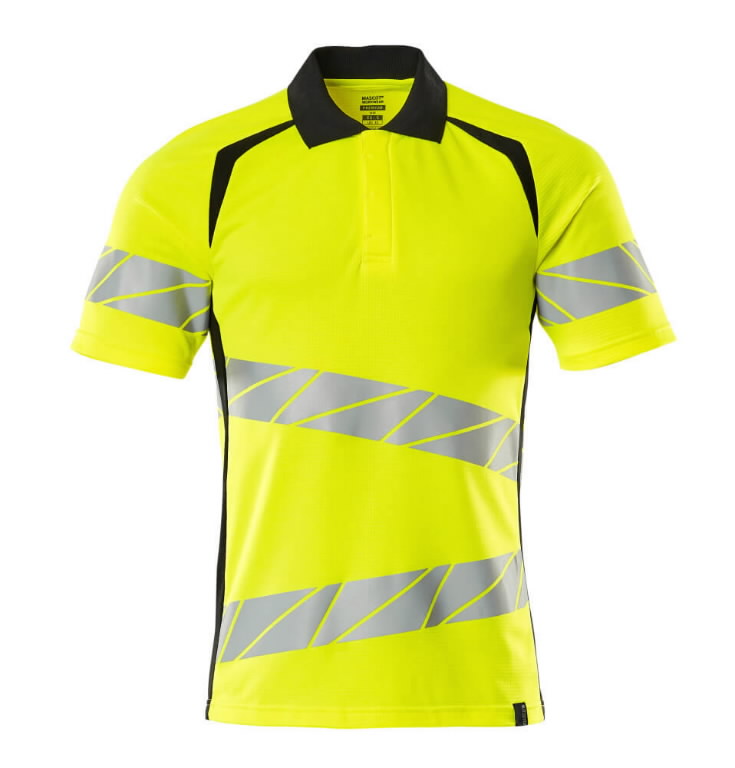 Polo marškinėliai Accelerate, CL2, geltona/juoda 3XL