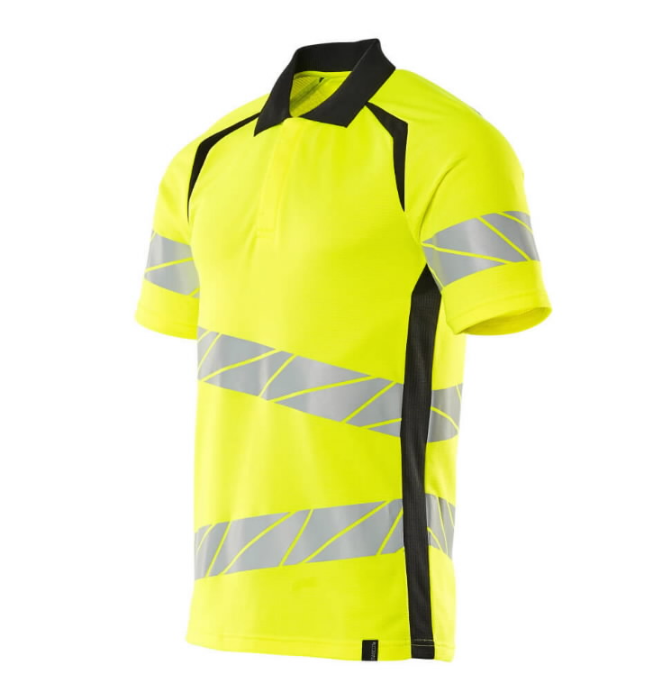 Polo marškinėliai Accelerate, CL2, geltona/juoda 3XL 2.