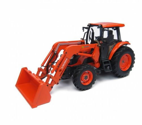 Model KUBOTA M9960 with front loader 1:32, Kubota