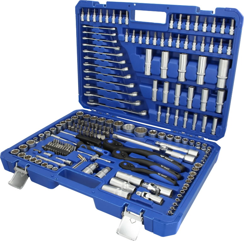 Socket Set 216 Pcs 1 4 3 8 1 2 Brilliant Tools Socket Sets