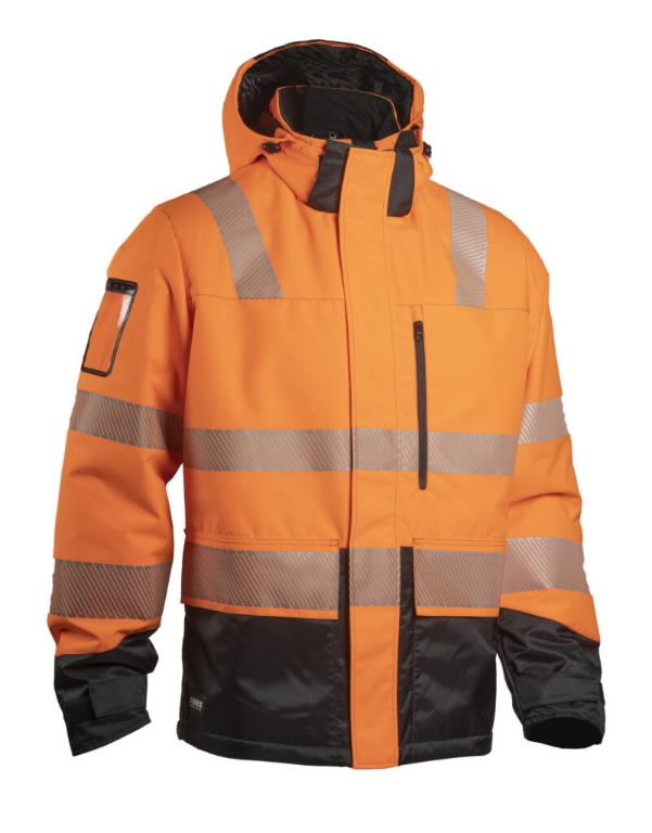 Winter Safety shell jacket 6151R hi-vis CL2, orange M