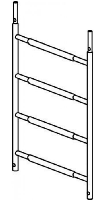 4 pakopų rėmo  dalis SC 40