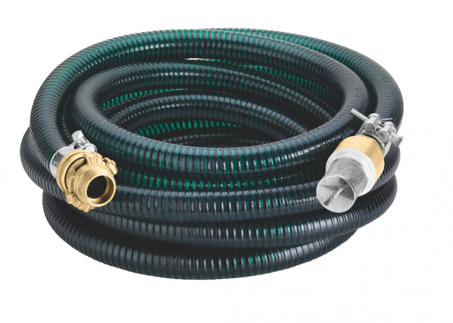 Suction hose set 7 m, 1", metalfilter 1