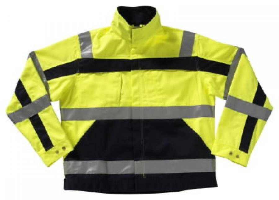 Рабочая куртка  Cameta kõrgnähtavus EN471  жёлтые / темно-синяя  3XL, MASCOT
