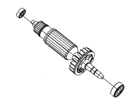 Rotor Assembly WX423, Worx