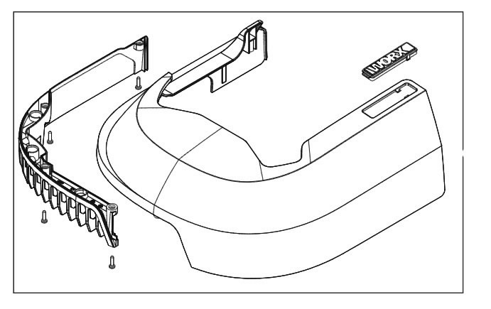 Decorative cover assembly WR165E WR166E WR167E Worx Stokker