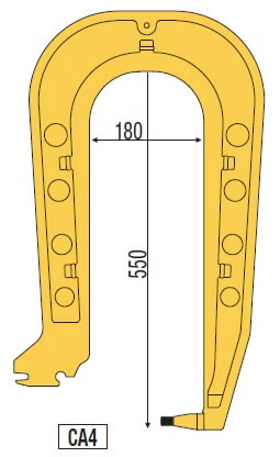 Telwin Rocker Arm Telwin, Arm CA4 with electrode, L=550mm - Stokker