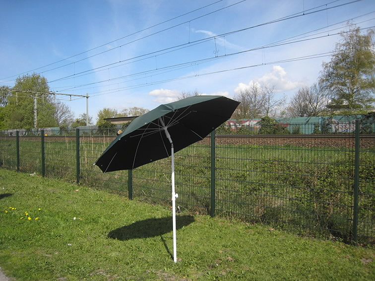 Suvirinimo skėtis, medium duty, žalias 220cm 