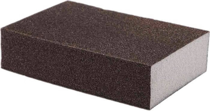 Sanding sponge block, FIN, light grey 100x68x26mm