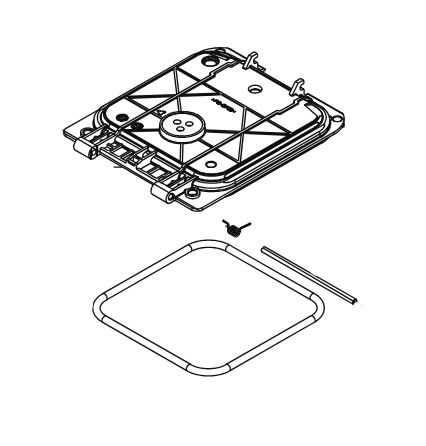 Battery Cover WR165E, WR166E, WR167E, Worx