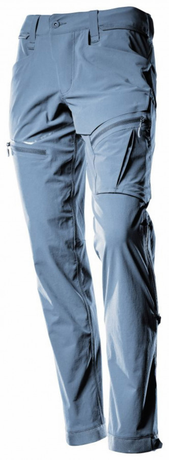 Trousers Customized strech 22058, women, stone blue 82C42