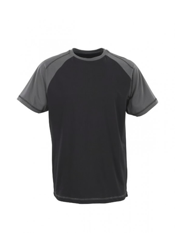 Albano T-shirt black/anthracite M, Mascot