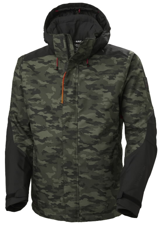 Winter jacket Kensington, hooded, Camo 2XL, Helly Hansen WorkWear