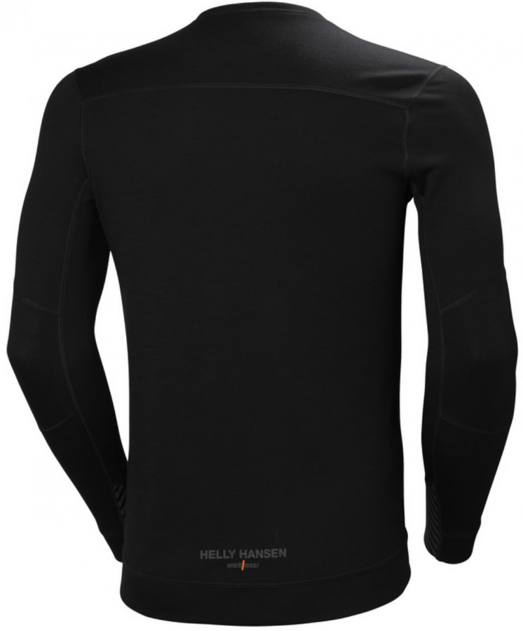 Apatiniai marškinėliai LIFA MERINO CREWNECK, juoda 3XL 2.