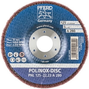 Viimistlusketas karukeel PNL POLINOX 125mm P280