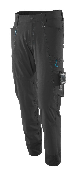 Trousers 4-way strech, lightweight, Advanced 17279, black 82C52, Mascot