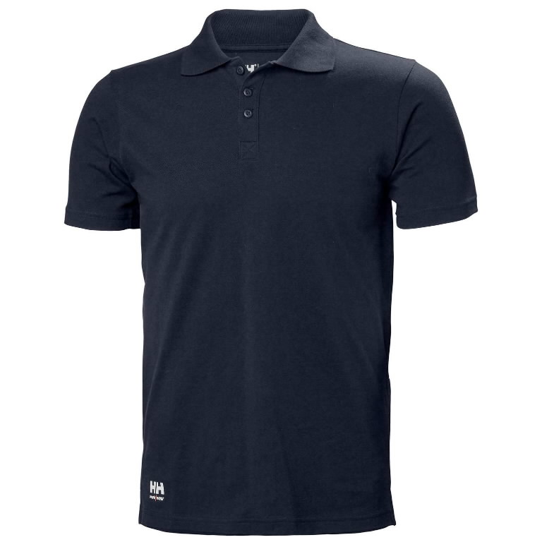Polo marškinėliai Manchester, tamsiai mėlyna XL
