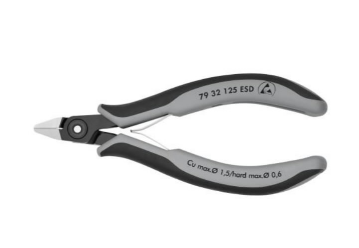 Elektriku külglõiketangid 125mm ESD, Knipex
