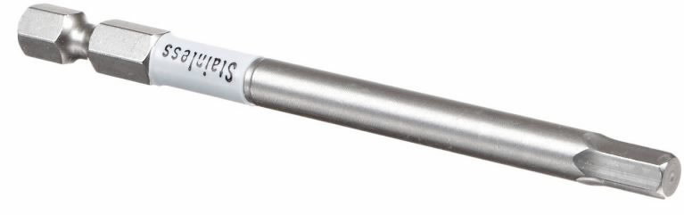 Bit 1/4´´ 3840/4, stainless steel, HEX 3/32x89, Wera