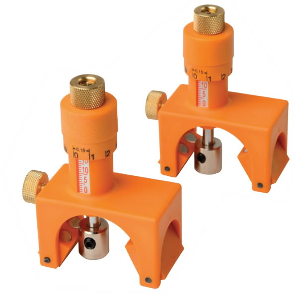 Set of 2 magnetic kife setting jigs 1