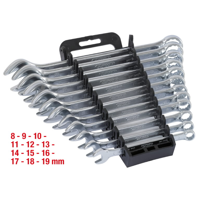 Kombinuotų raktų komplektas  8-19mm 12vnt, KS Tools