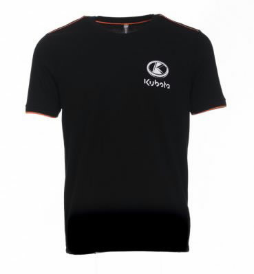 Mens t-shirt with orange piping KUBOTA XL, Kubota