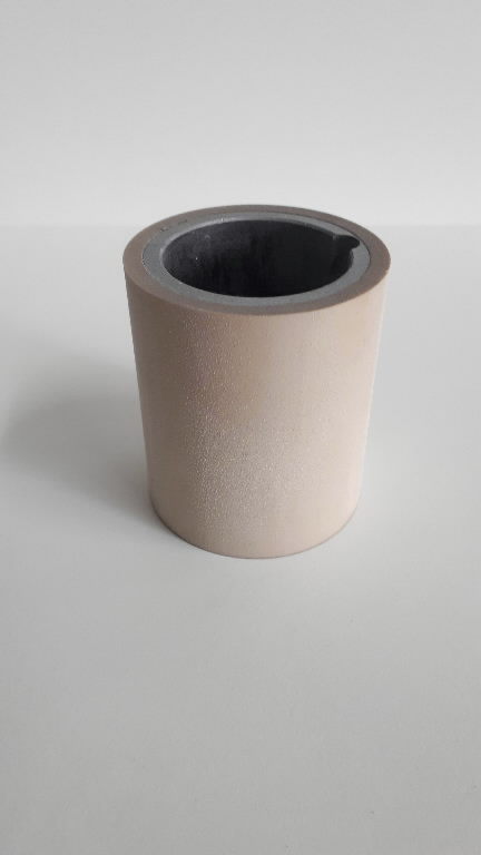 Edge draw-in rubber roller 52x60mm, Hebrock