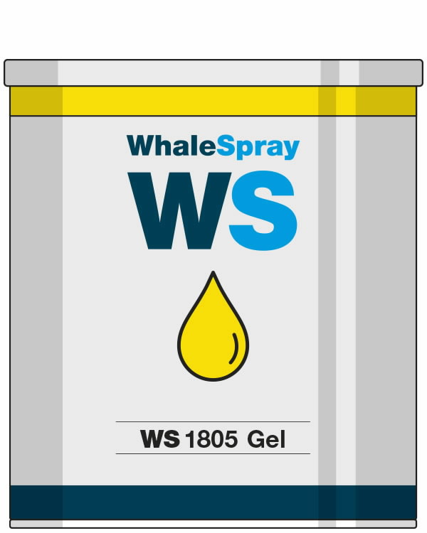 Pritsmevastane keraamiline kate/geel WS1805 G 5L, Whale Spray