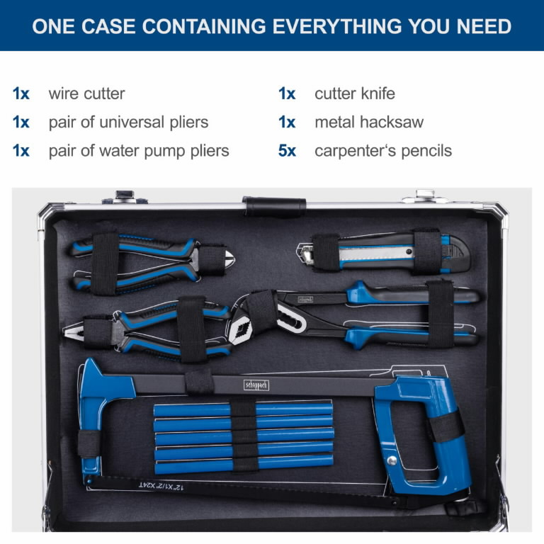Universal tool kit, 141pcs TB200, Scheppach | Stokker- tools 