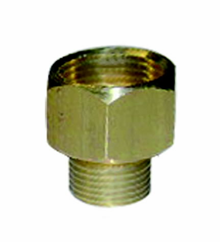 Argon/CO2 gas bottle adaptor RU-BY 1