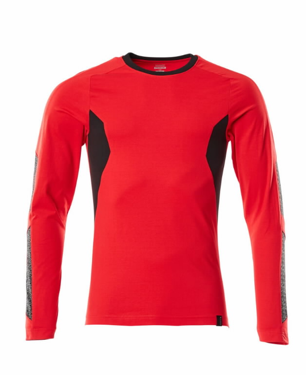 Marškinėliai Accelerate, ilgomis rankovėmis,  raudona/juoda XS