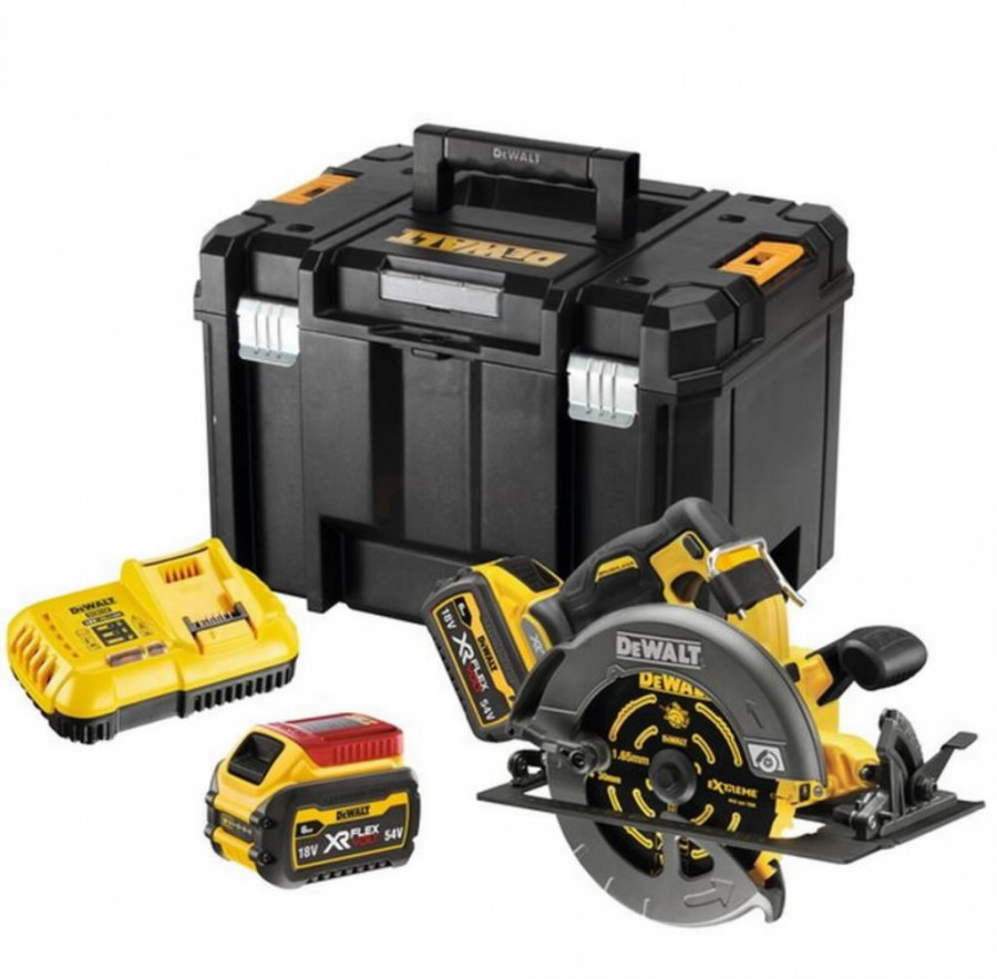 Akumulatora ripzāģis DCS578T2, 190mm, Flexvolt, 54V / 6,0Ah, DeWalt